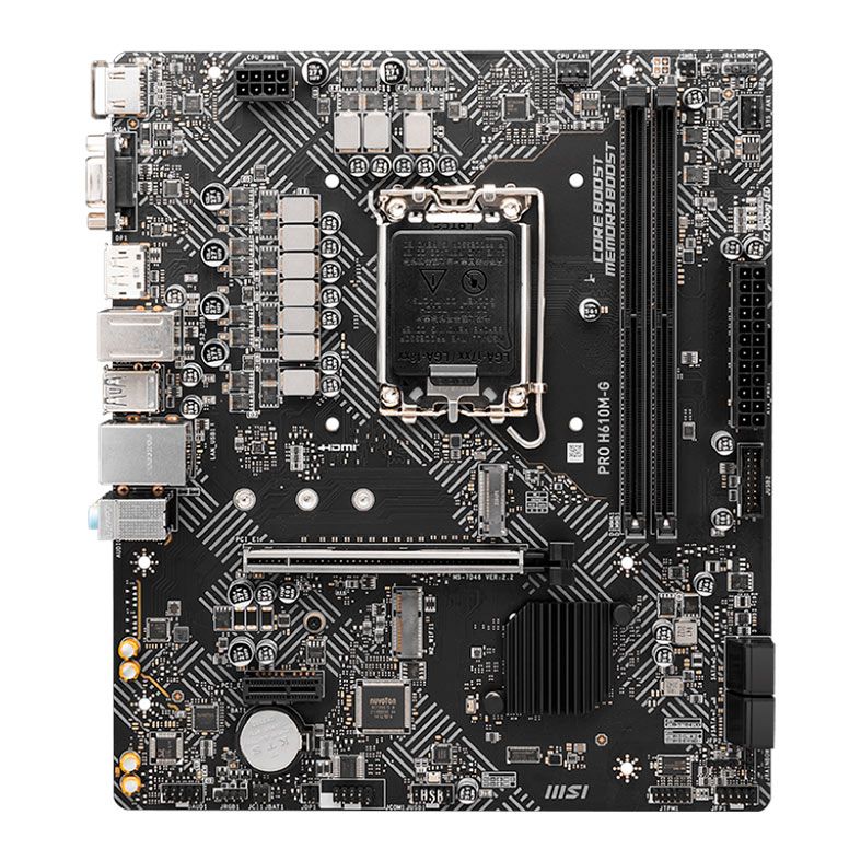 Placa Mae MSI PRO H610M-G, DDR5, Socket LGA 1700, M-ATX, Chipset Intel H610, PRO-H610M-G-DDR5