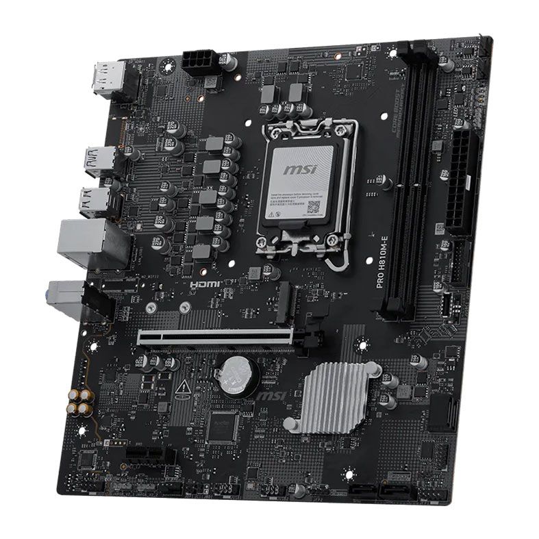 Placa Mae MSI Pro H810M-E, DDR5, LGA 1851, M-ATX, Chipset Intel H810, PRO-H810M-E