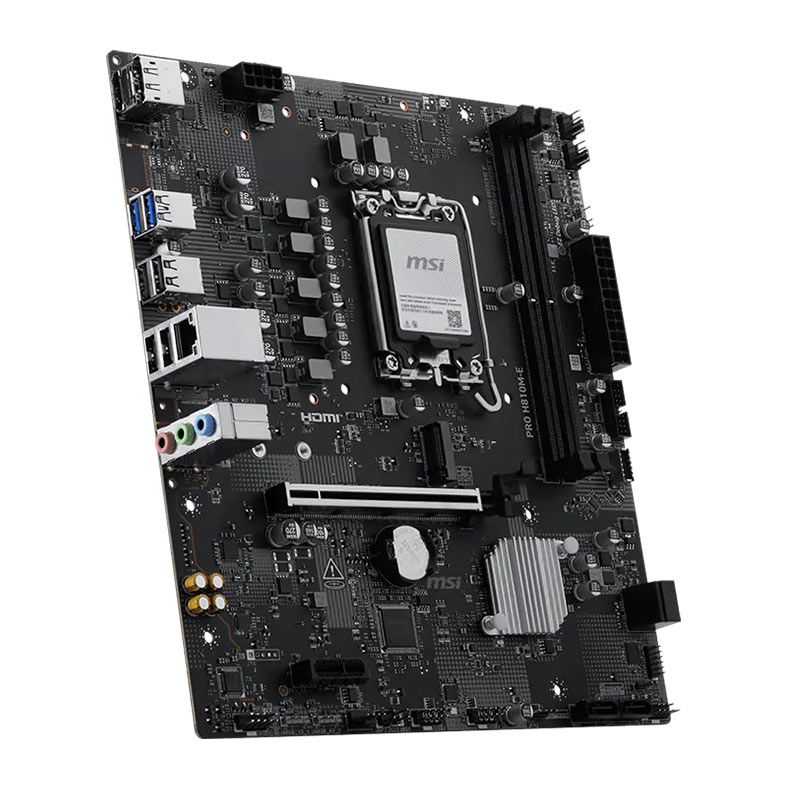 Placa Mae MSI Pro H810M-E, DDR5, LGA 1851, M-ATX, Chipset Intel H810, PRO-H810M-E