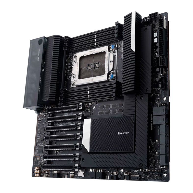 Placa Mae Asus  Pro WS WRX80E-SAGE SE WIFI II, DDR4, Socket AMD sWRX8, E-ATX, Chipset AMD WRX80, PRO-WS-WRX80E-SAGE-SE-WIFI-II