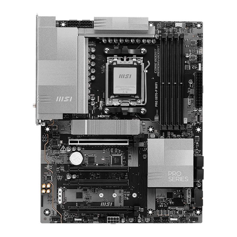 Placa Mae MSI PRO X870-P WiFi, DDR5, Socket AMD AM5, ATX, Chipset AMD X870, PRO-X870-P-WIFI