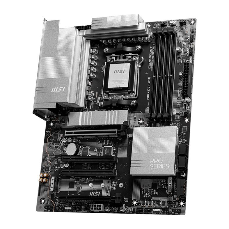 Placa Mae MSI PRO X870-P WiFi, DDR5, Socket AMD AM5, ATX, Chipset AMD X870, PRO-X870-P-WIFI