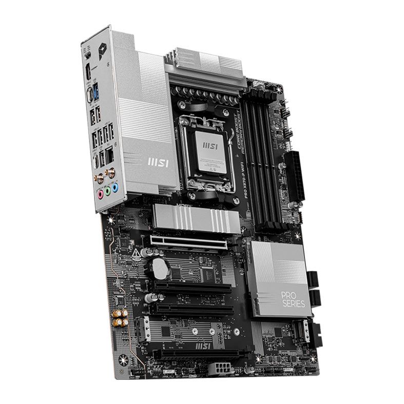 Placa Mae MSI PRO X870-P WiFi, DDR5, Socket AMD AM5, ATX, Chipset AMD X870, PRO-X870-P-WIFI