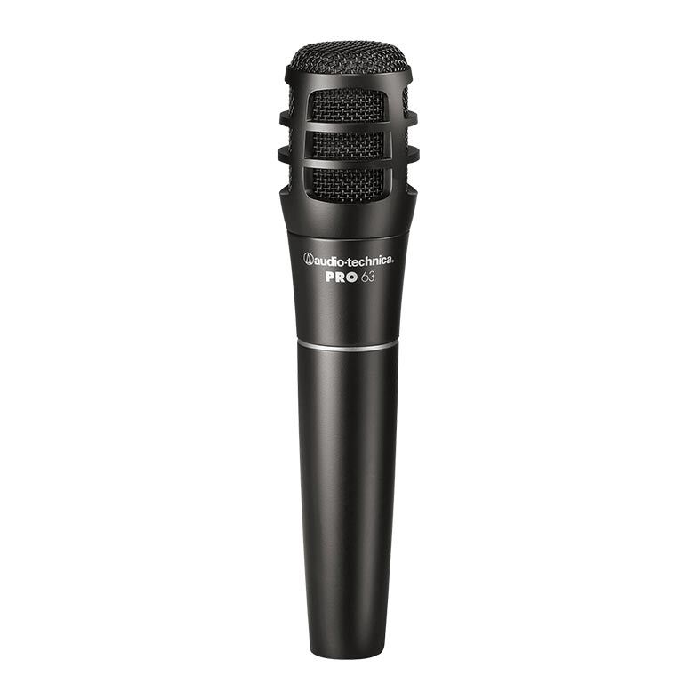 Microfone Audio Technica Cardioide Dinamico Instrumental XLR Preto, PRO63