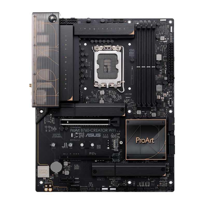Placa Mae Asus ProArt B760 Creator Wifi, DDR5, LGA 1700, M-ATX, Chipset Intel B760, PROART-B760-CREATOR-WIFI