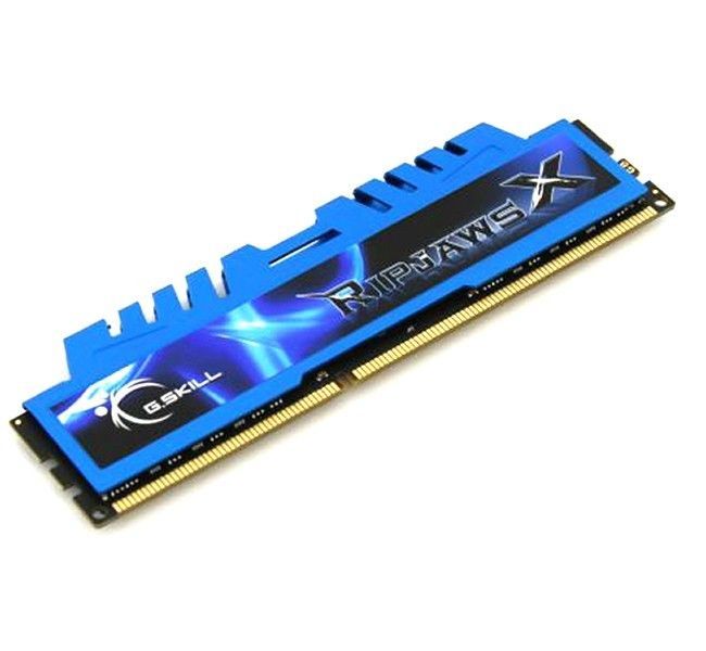 Memoria G.Skill Ripjaws X 8GB (2x4) DDR3 1600MHz Azul, F3-12800CL9D-8GBXM