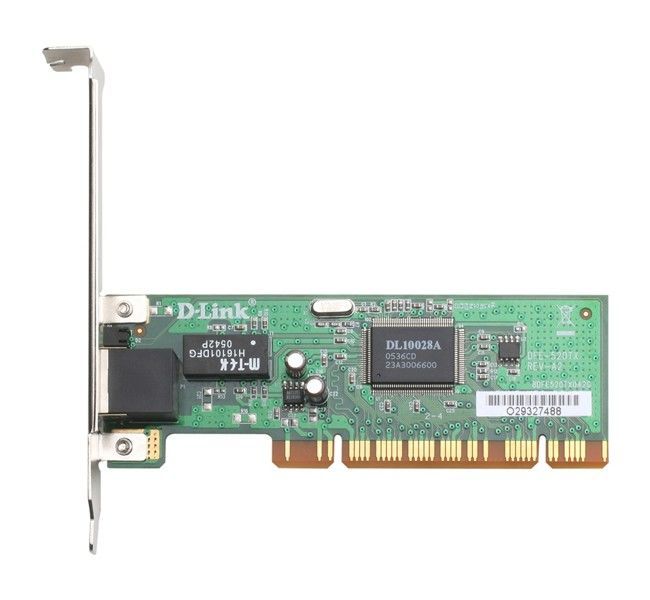 Placa de Rede PCI D-Link 10/100Mbps Fast Ethernet DFE-520TX - BOX