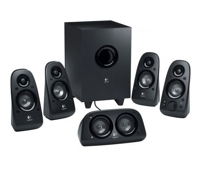 Caixa de Som Logitech Z506 150W 5.1 Surround Controle Volume/Bass Preta, 980-000666