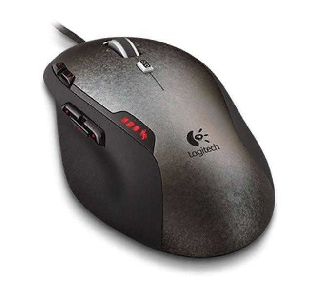 Mouse Gamer Logitech G500 5700Dpi USB Preto, 910-003924 