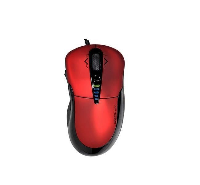 Mouse Speedlink PRIME Black/Red USB 3200Dpi, SL-6396-RD - BOX