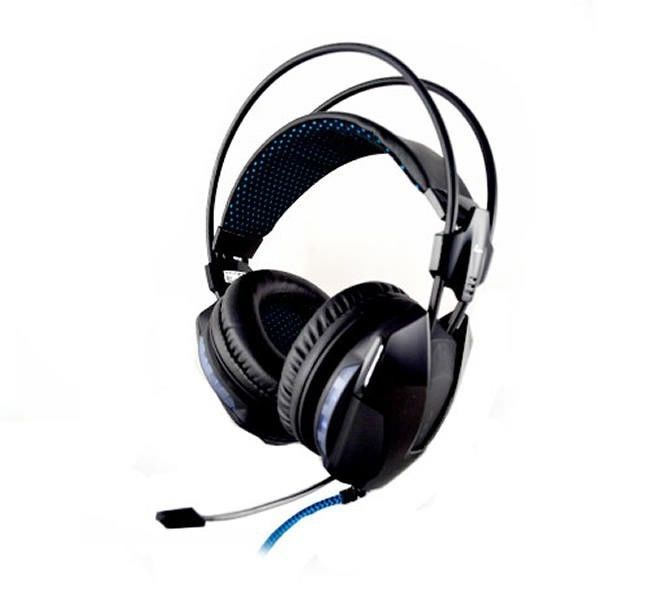 Headset Gamer E-Blue Cobra Type II 705, Black/Blue EHS014BK - BOX