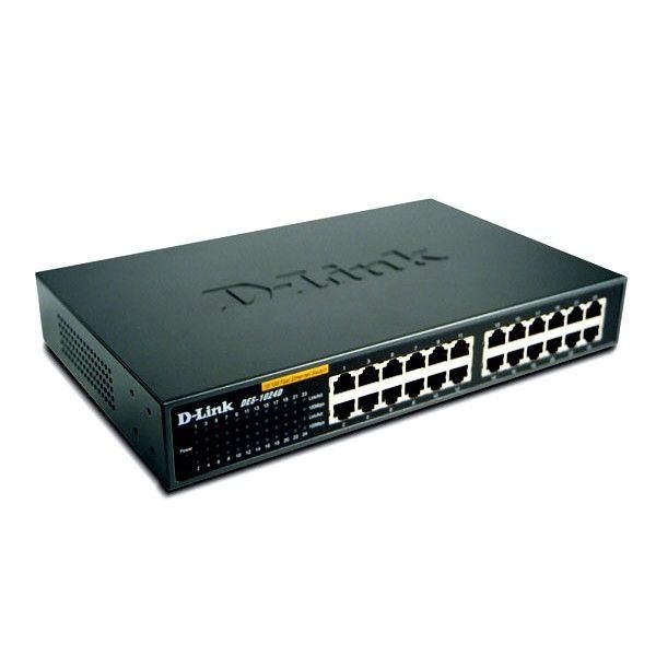 Switch D-Link 10/100Mbps 24 Portas, DES-1024D