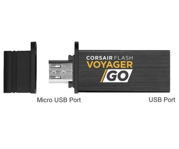 Pendrive Corsair Flash Voyager GO Micro-USB 16GB USB3.0, CMFVG-16GB-EU - BOX