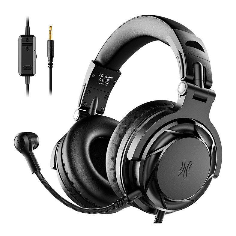 Headset Gamer OneOdio Gamer 10, Drivers 50mm, Preto, PROGD