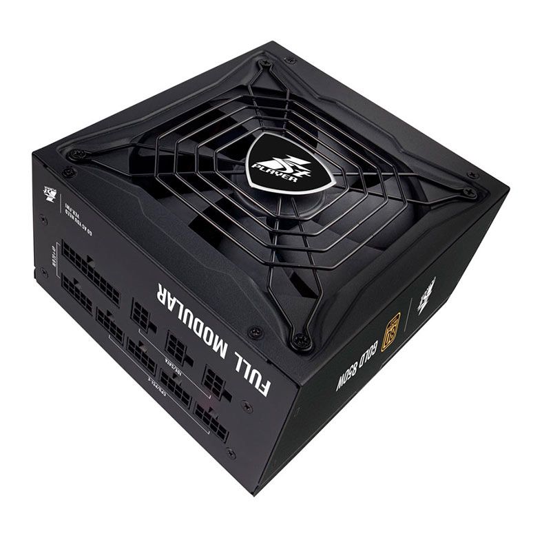 Fonte 1STPlayer SteamPunk Gold, 850W, Full-Modular, 80 Plus Gold, Preto, PS-850SP