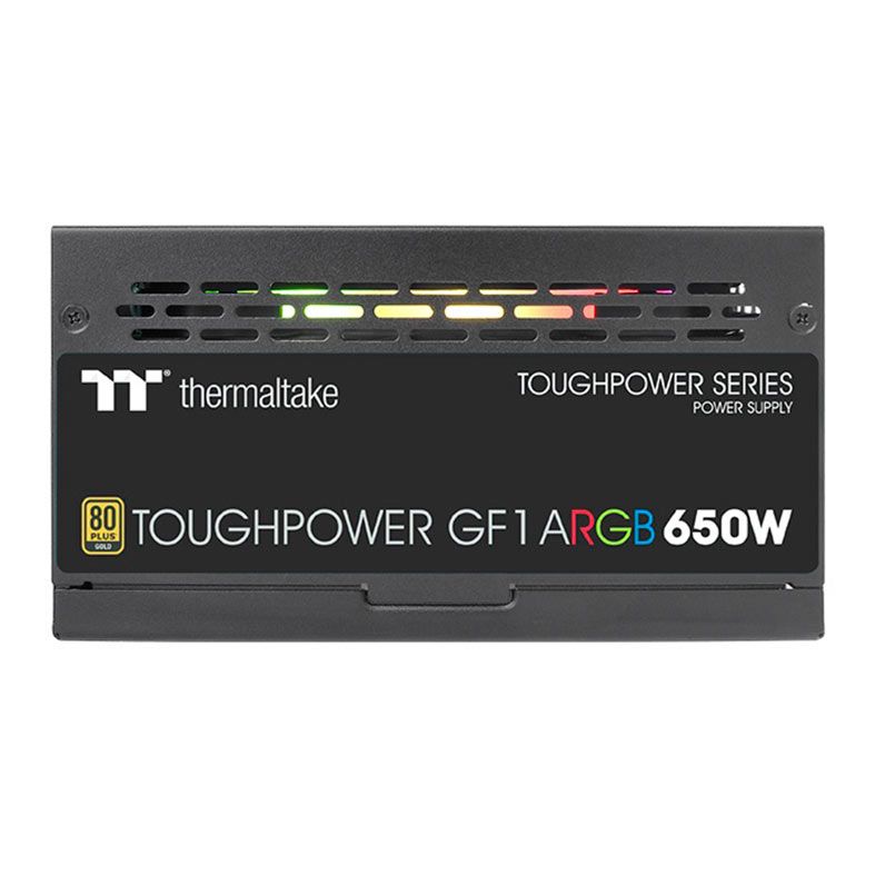Fonte Thermaltake Toughpower GF1, ARGB, 650W, Full-Modular, 80 Plus Gold, Preto, PS-TPD-0650F3FAGB-1