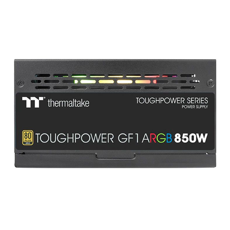 Fonte Termaltake 850 ToughPower GF1, 850W, RGB, Full Modular, 80 Plus Gold, Preto, PS-TPD-0850F3FAGB-1