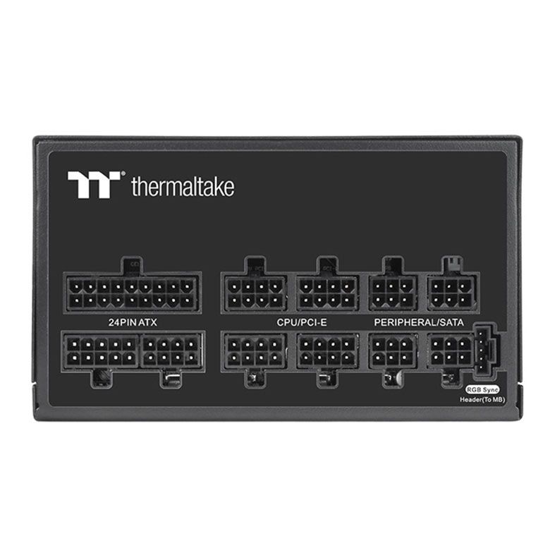 Fonte Termaltake 850 ToughPower GF1, 850W, RGB, Full Modular, 80 Plus Gold, Preto, PS-TPD-0850F3FAGB-1