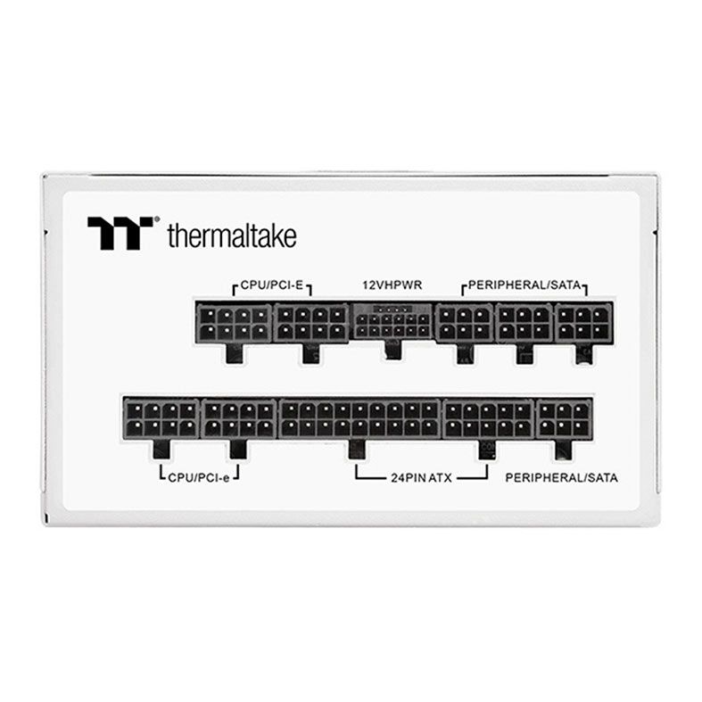 Fonte Thermaltake 1200 ToughPower GF3 Snow, 1200W, 80 Plus Gold, Branca, PS-TPD-1200FNFAGB-N