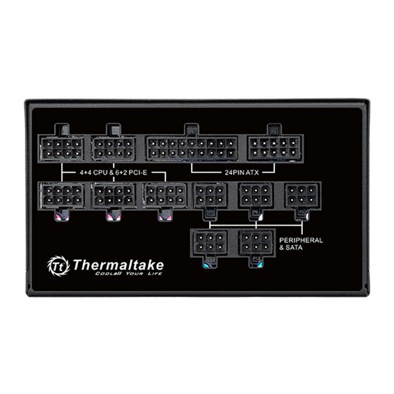 Fonte Thermaltake 1200 ToughPower Grand, 1200W, RGB, Full Modular, 80 Plus Platinum, Preto, PS-TPG-1200F1FAP
