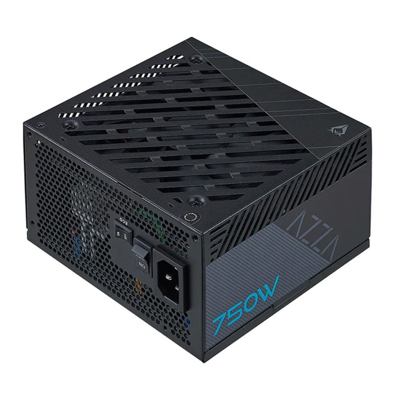 Fonte Azza 750G, 750W, PCI-e 5.0, 80 Plus Gold, Preta, PSAZ-750G-ATX3.0