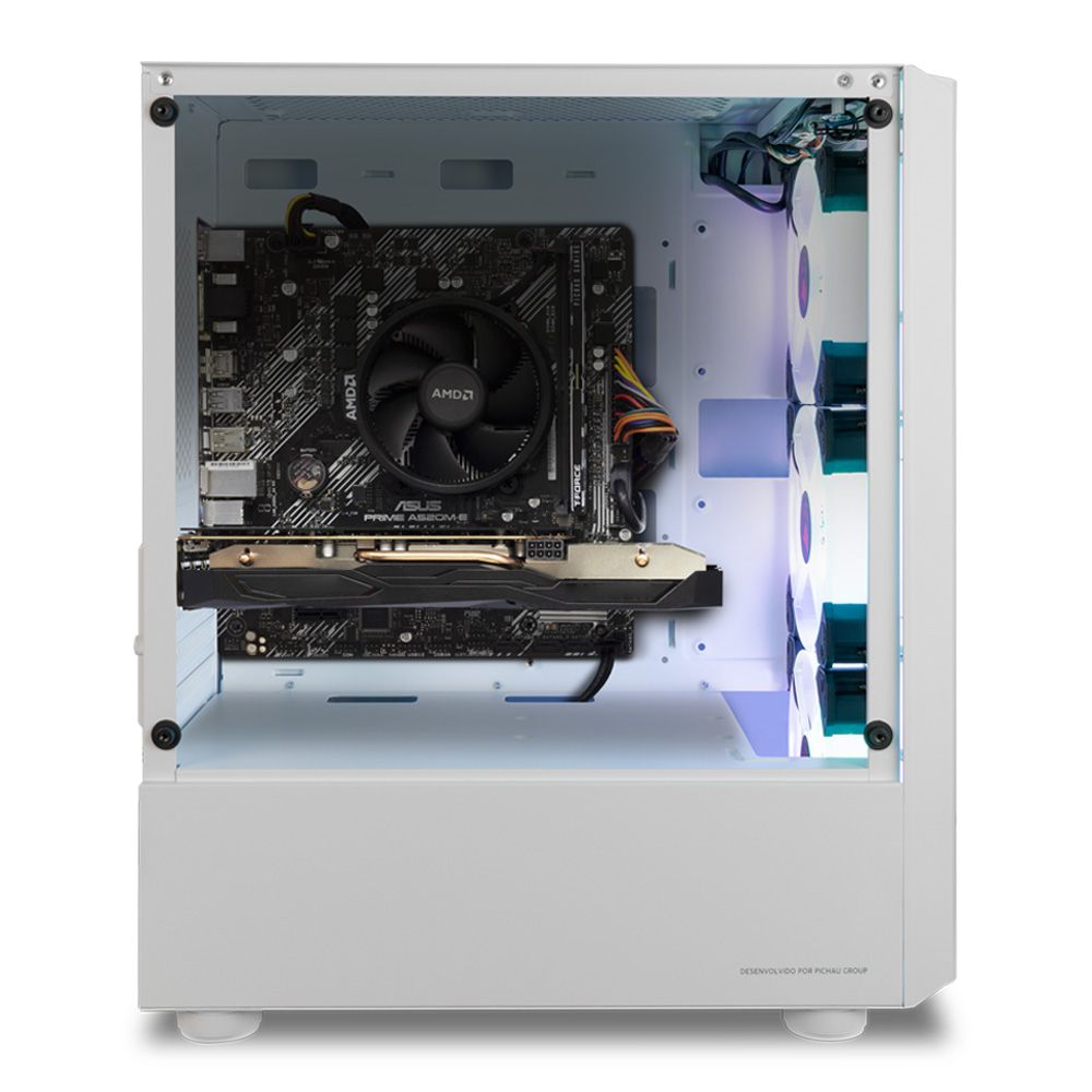 PC Pichau Gamer, AMD Ryzen 5 5600, GeForce RTX 2060 6GB, 8GB DDR4, SSD 240GB