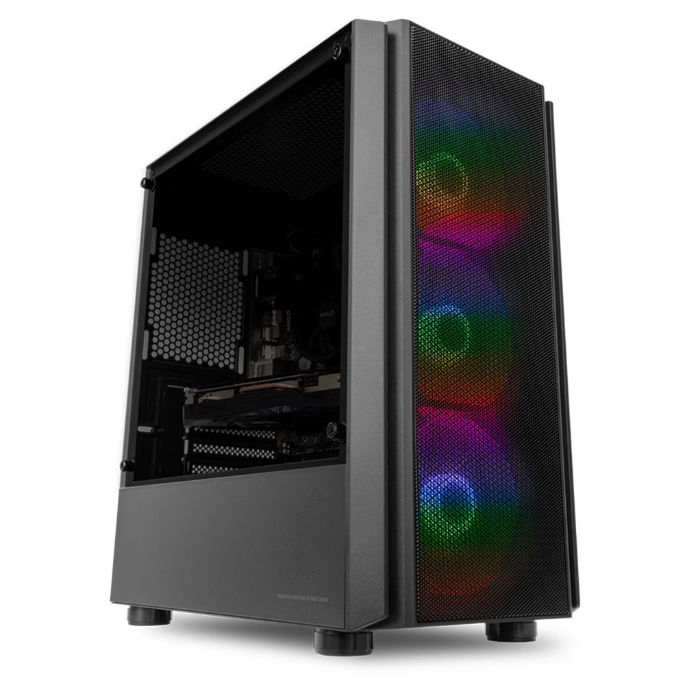 PC Gamer Mancer Tenger, AMD Ryzen 5 5600X, Geforce GTX 1650 4GB, 8GB DDR4, SSD 240GB