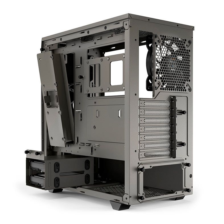 Gabinete Gamer Be Quiet! Pure Base 500, Com 2 Fan, Cinza, BGW36