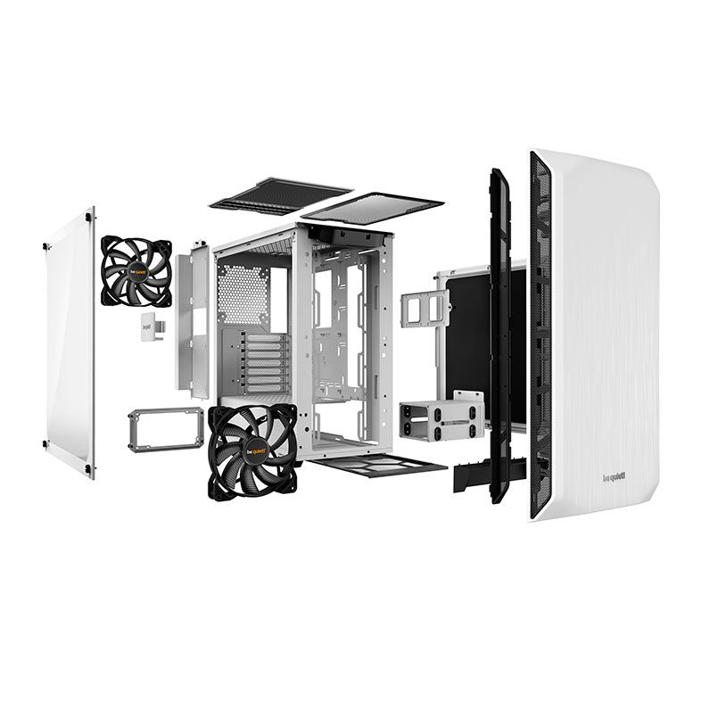 Gabinete Gamer Be Quiet! Pure Base 500, Com 2 Fan, Branco, BGW35