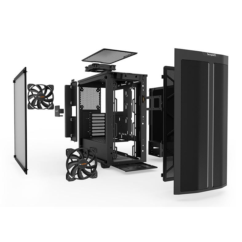 Gabinete Gamer Be Quiet! Pure Base 500DX, Com 2 Fans, Preto, BGW37