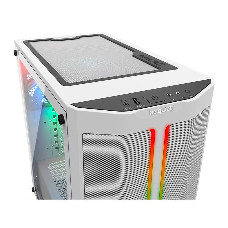Gabinete Gamer Be Quiet! Pure Base 500DX, Com 2 Fans, Branco, BGW38
