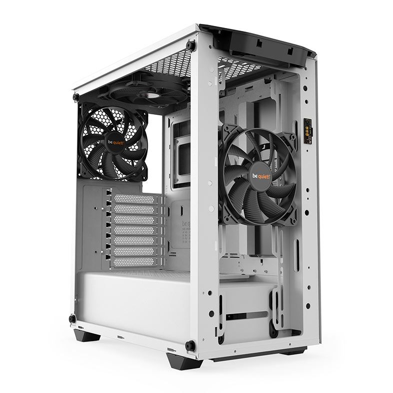 Gabinete Gamer Be Quiet! Pure Base 500DX, Com 2 Fans, Branco, BGW38