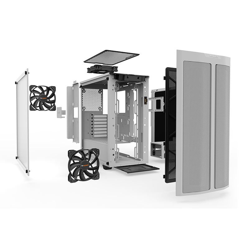 Gabinete Gamer Be Quiet! Pure Base 500DX, Com 2 Fans, Branco, BGW38