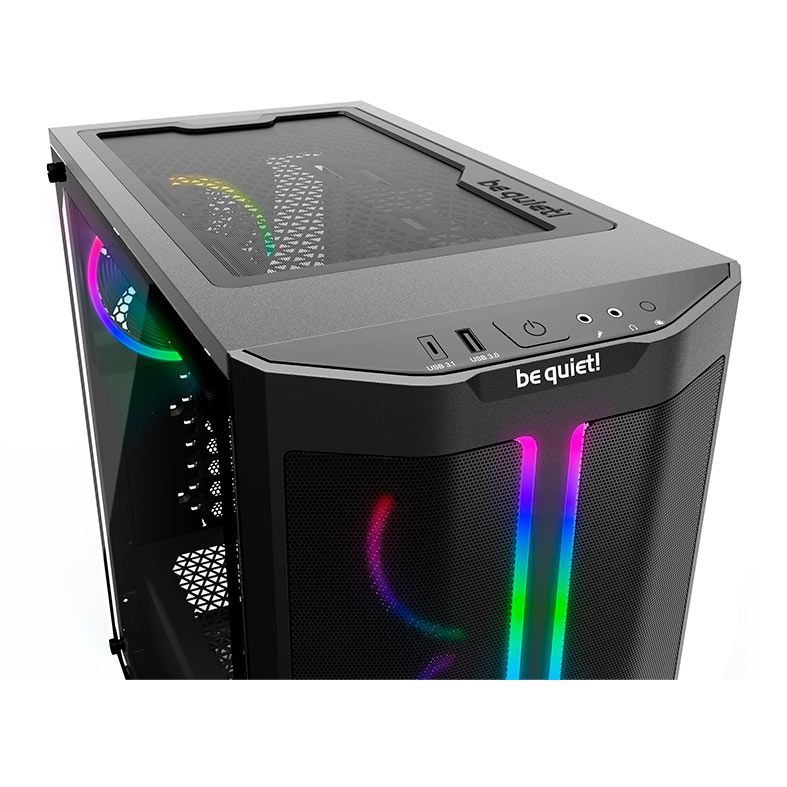 Gabinete Gamer Be Quiet! Pure Base 500 FX, Com 4 Fans, Preto, BGW43