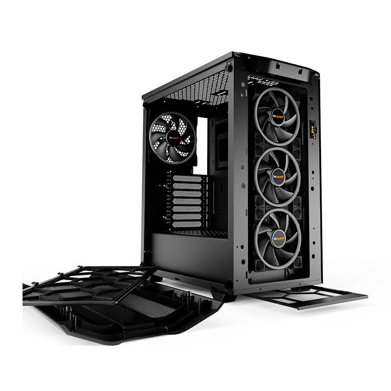 Gabinete Gamer Be Quiet! Pure Base 500 FX, Com 4 Fans, Preto, BGW43