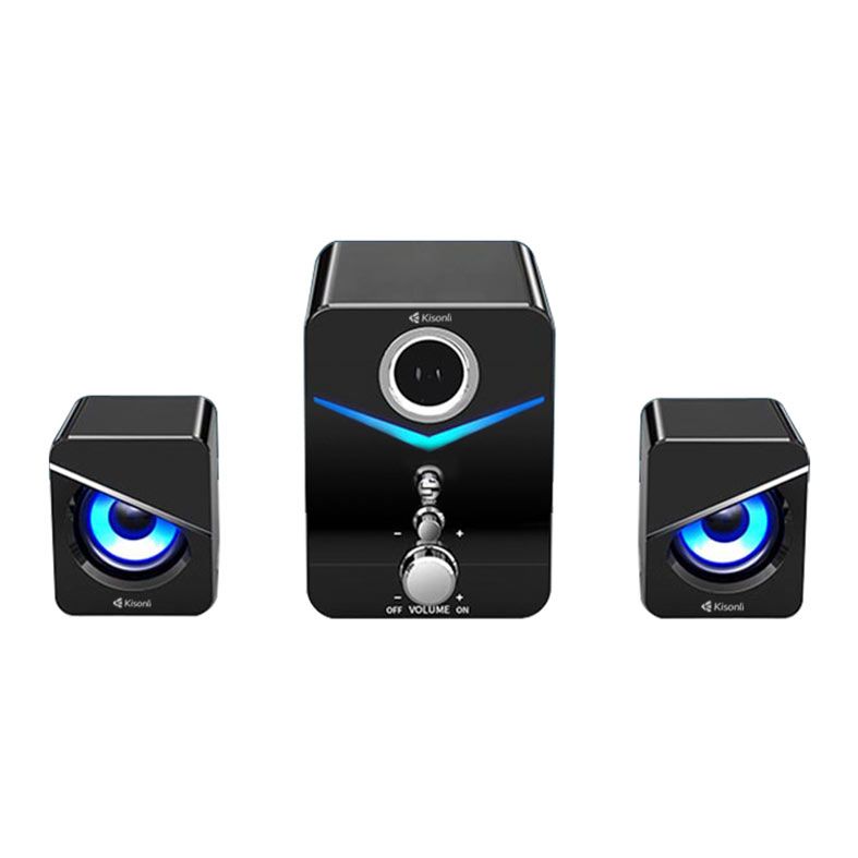 Caixa de Som Kisonli Powervibe U3100, 7W, USB, Preto, PWV-U3100-BL08