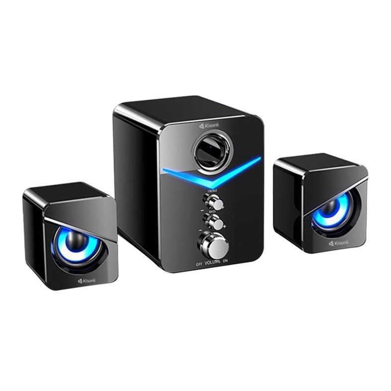 Caixa de Som Kisonli Powervibe U3100, 7W, USB, Preto, PWV-U3100-BL08