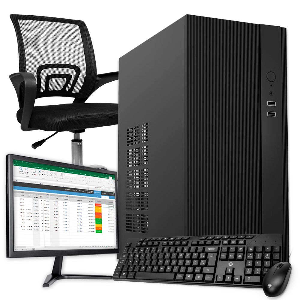 PC Home Mancer HM036, AMD Ryzen 5 5600X, GeForce GT 610 2GB, 8GB DDR4, SSD 240GB