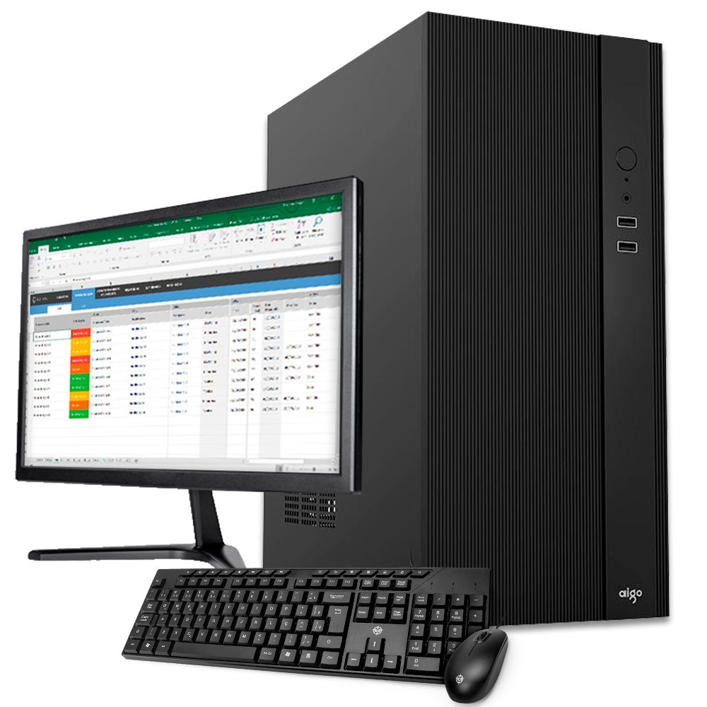 PC Home Completo Mancer HM087, Intel Core i7, 16GB DDR3, SSD 1TB + Monitor