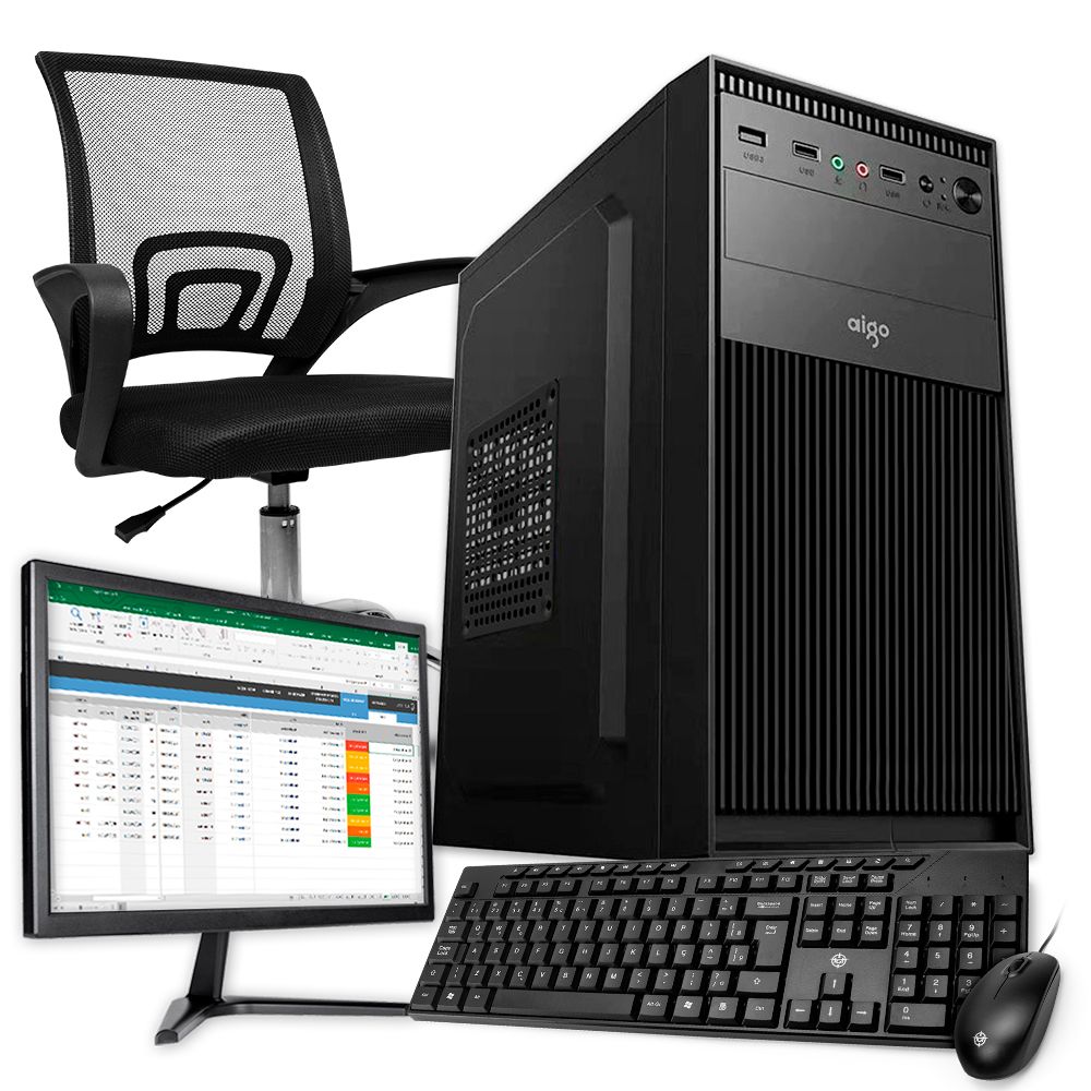 PC Home Pichau HM129, AMD Ryzen 3 4100, GeForce GT 610 2GB, 8GB DDR4, HD 1TB 