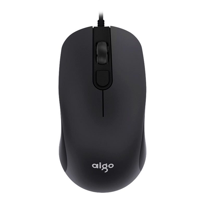 Mouse Aigo Q21 4D, 1600DPI, 4 Botoes, Preto, Q21-4D