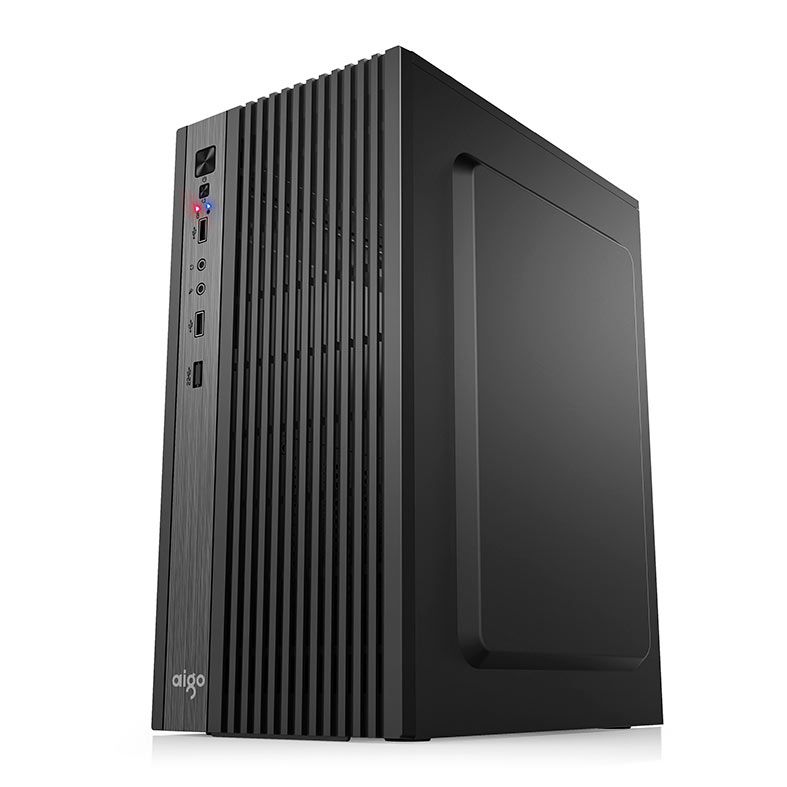 Gabinete Office Aigo Q2503, Mini-Tower, Preto, Q2503-BK