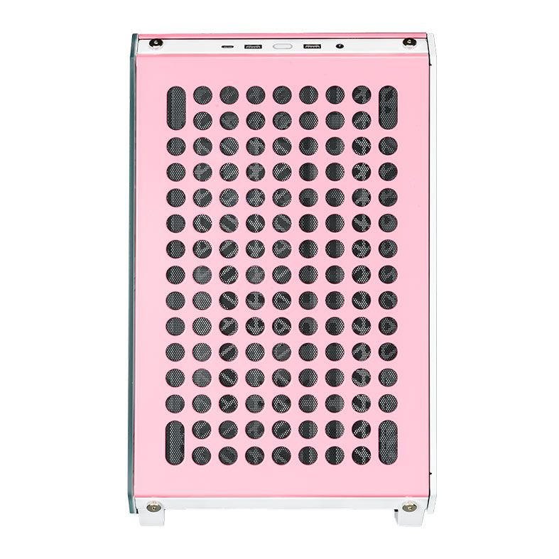 Gabinete Gamer Cooler Master QUBE 500 Flatpack Macaron Edition , Modular, Mid-Tower, Lateral de Vidro, Com 1 Fan, Q500-DGNN-S00