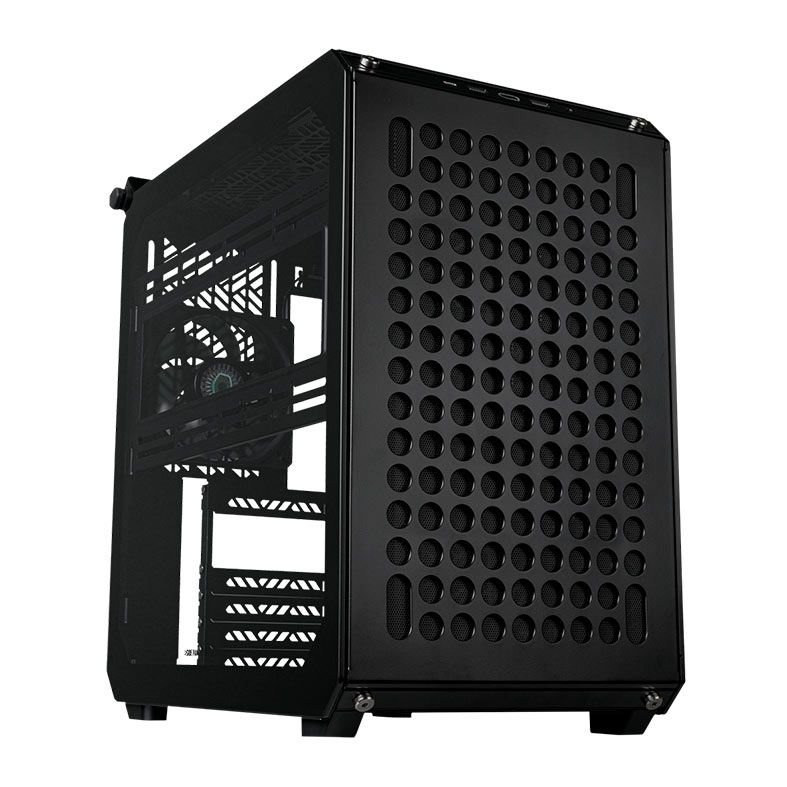 Gabinete Gamer Cooler Master QUBE 500 Flatpack, Modular, Mid-Tower, Lateral de Vidro, Com 1 Fan, Preto, Q500-KGNN-S00