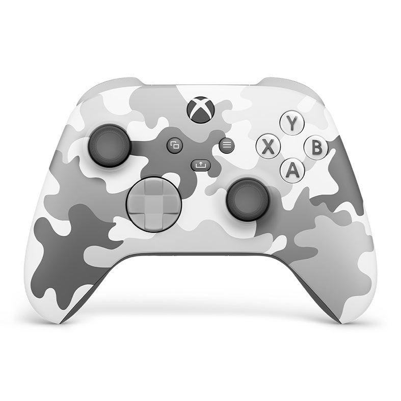 Controle Microsoft Xbox Artic Camo Edicao Especial, Wireless, QAU-00138