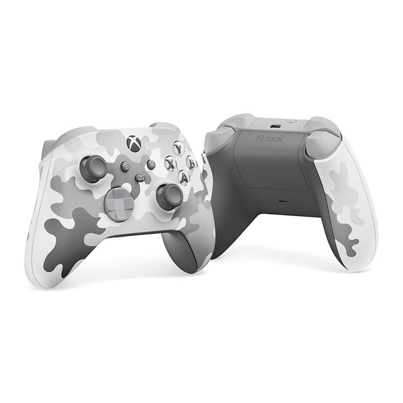 Controle Microsoft Xbox Artic Camo Edicao Especial, Wireless, QAU-00138
