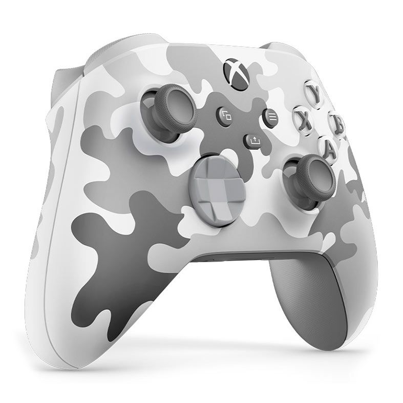 Controle Microsoft Xbox Artic Camo Edicao Especial, Wireless, QAU-00138