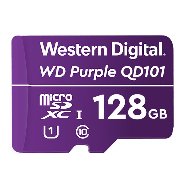 Micro SD Intelbras WD Purple QD101, 128GB, Micro SDXC, QD101-128GB
