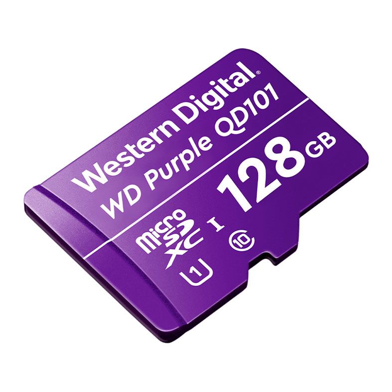 Micro SD Intelbras WD Purple QD101, 128GB, Micro SDXC, QD101-128GB