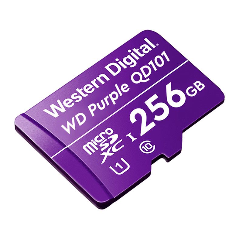 Micro SD Intelbras WD Purple QD101, 256GB, Micro SDXC, QD101-256GB
